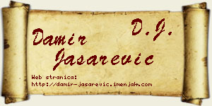 Damir Jašarević vizit kartica